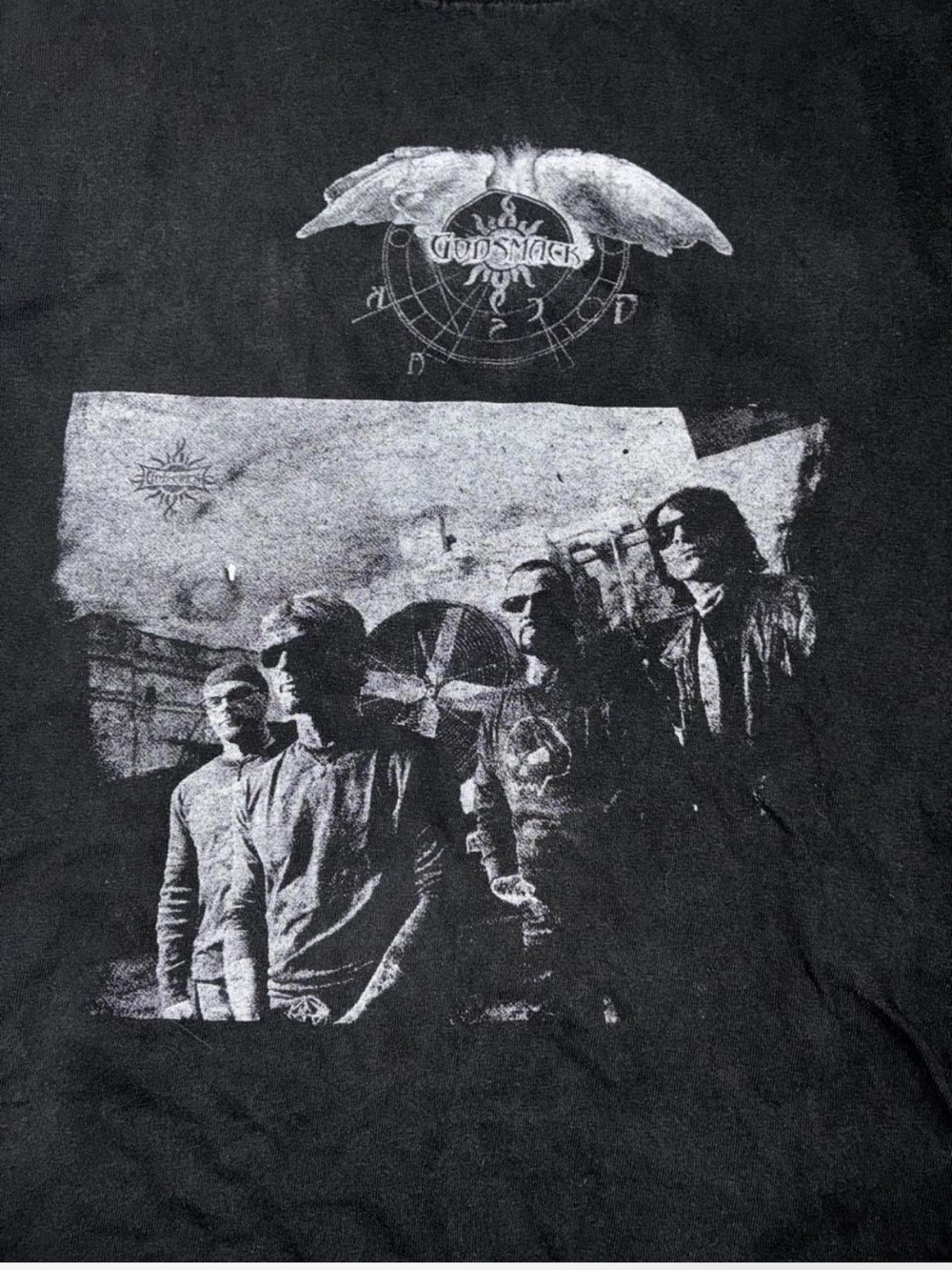 Godsmack Black Graphic Short Sleeve Tee